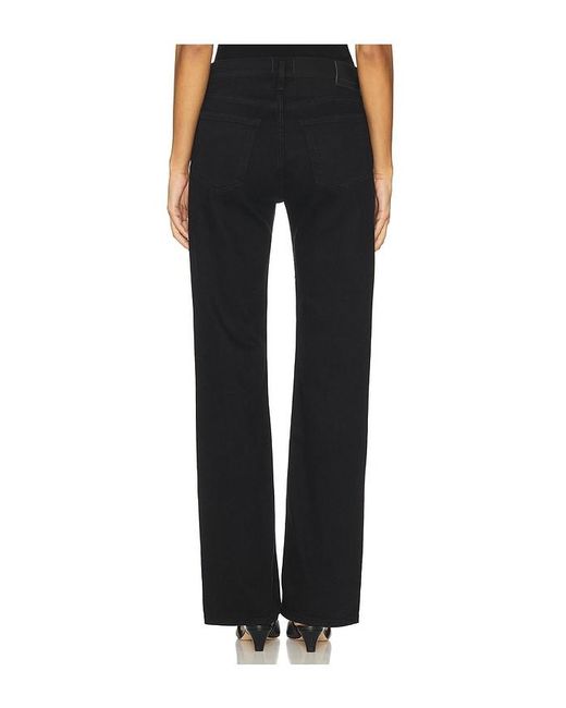 Citizens of Humanity Black Genova Cashmere Low Rise Boot Jeans
