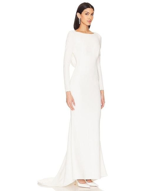 Katie May White Abendkleid Wasson