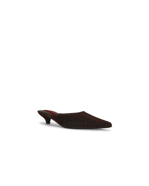 Simon Miller Black Tinsel Arrow Mule Pump
