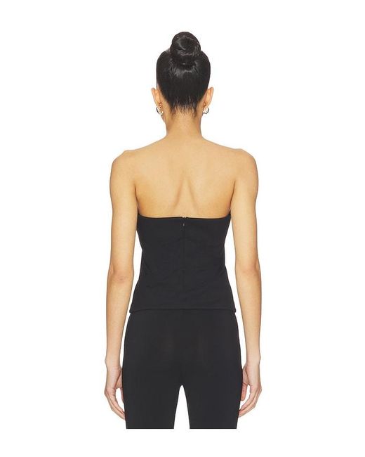 RUE SOPHIE Black Demi Top