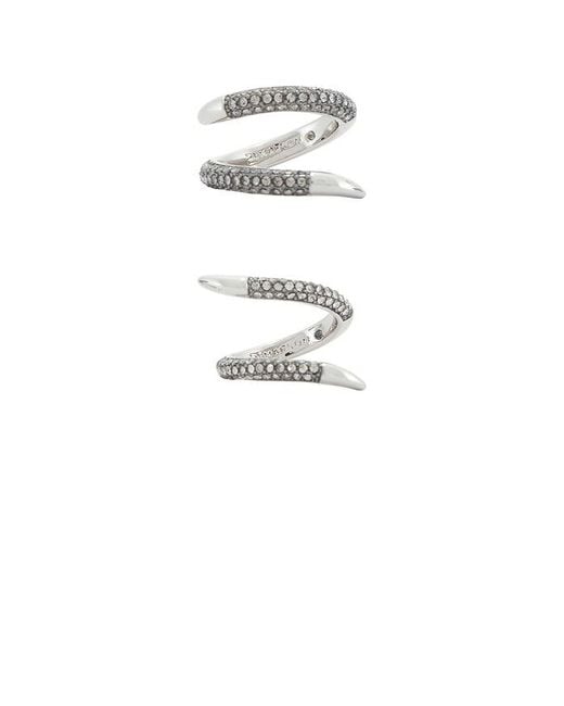 DEMARSON White Ring-Set Vesey