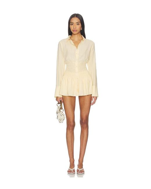 Seven Wonders White Adora Shirred Hot Short