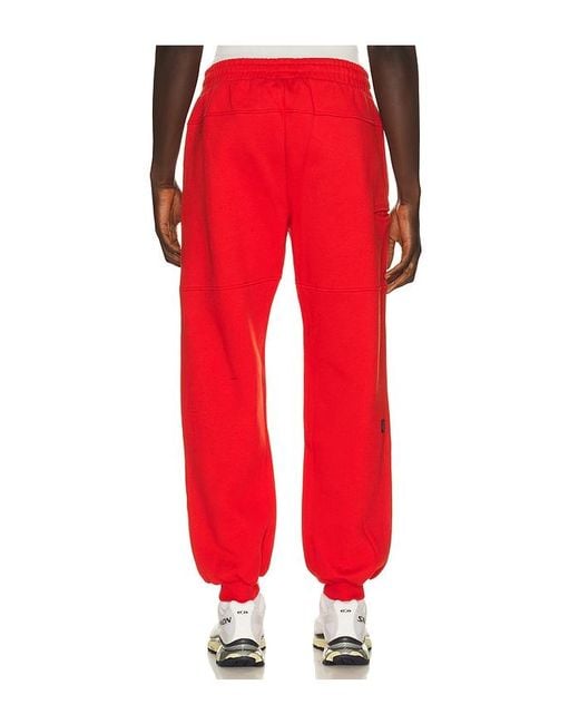 White/space Red Travel Pants for men