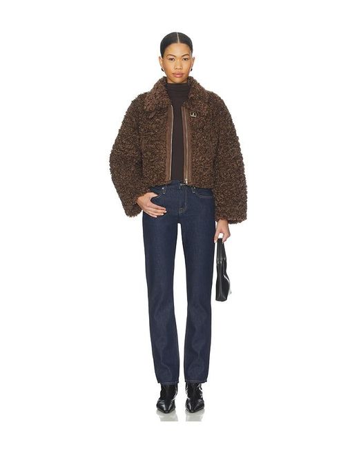 Elodie the Label Brown Rio Faux Fur Jacket
