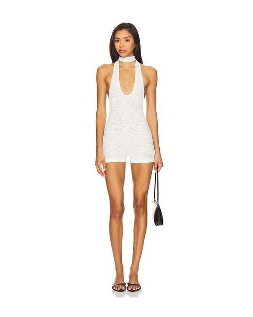 Lioness White Ace Romper
