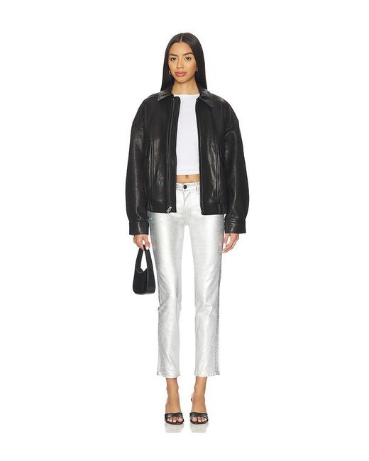 Free People White X We The Free Oracle Metallic Pant