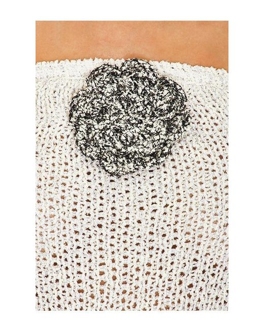 Asta Resort White Chiara Column Dress