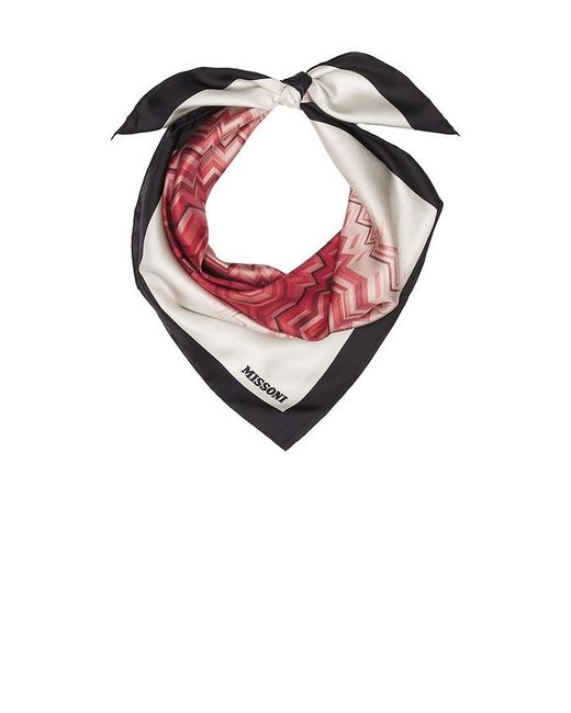 Missoni Red Foulard Scarf
