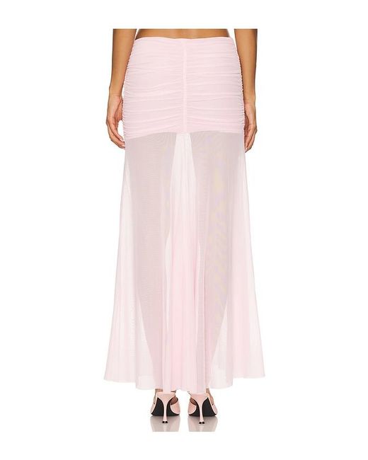 Amanda Uprichard Pink X Revolve Leo Skirt