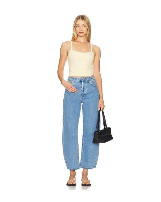 Rolla's Blue Gigi Barrel Jeans