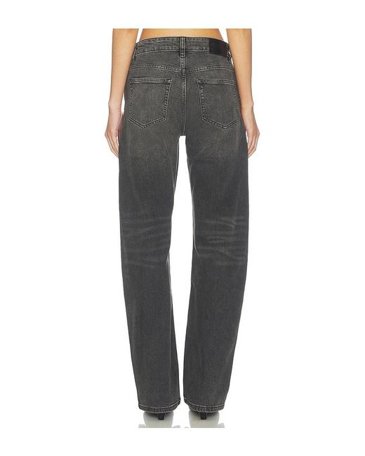 EB DENIM Gray Alida Loose Bowed