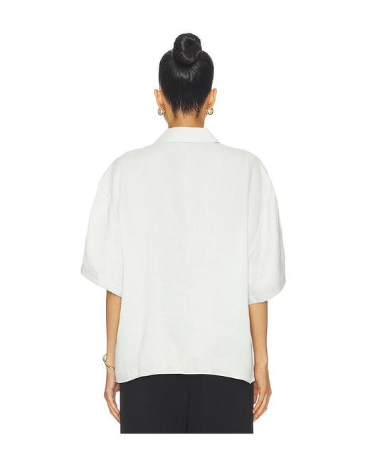 Anine Bing White Coco Shirt