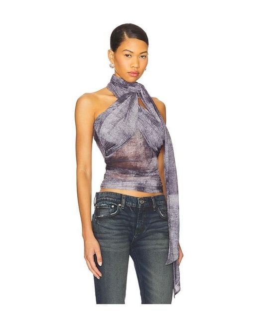 Gestuz Blue Deona Top