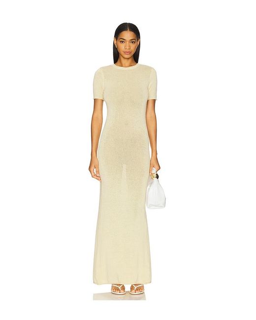 SER.O.YA Natural Maxikleid Airess