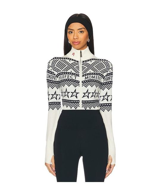 Perfect Moment Holiday Bodysuit in Blue Lyst