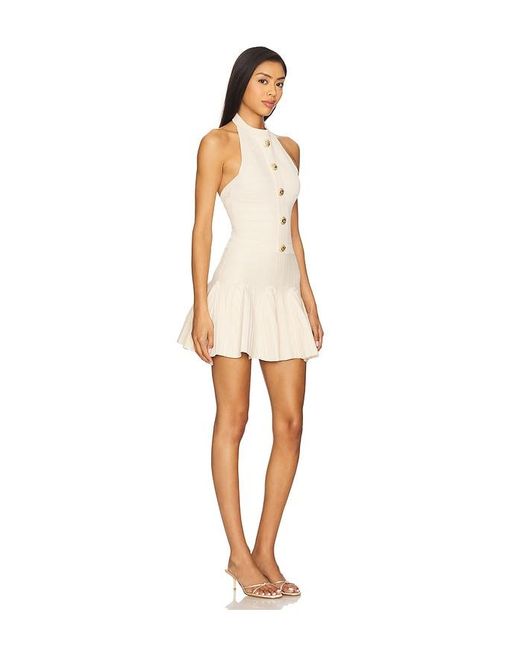 Vestido Punto Andy En Color Crema Talla En retroféte de color Natural