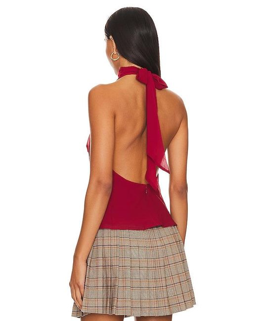 Lovers + Friends Red Daniella Top