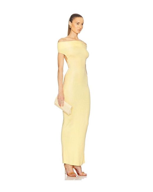Helsa White Aaliyah Maxi Knit Dress
