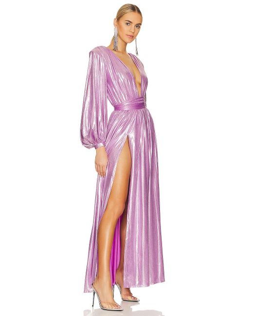 Bronx and Banco Zoe Gown in Purple | Lyst