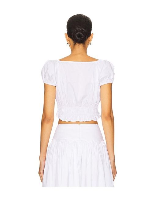 LPA White Brigette Top