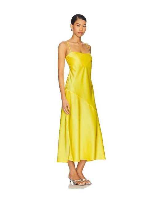 Susana Monaco Dress ミディ丈ドレス Yellow