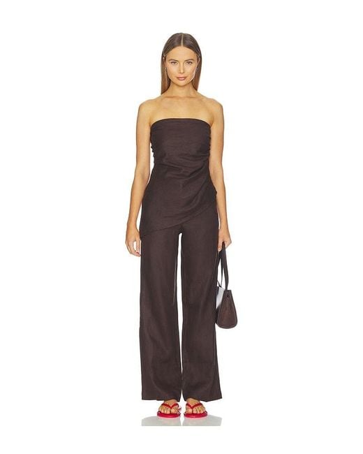 Faithfull The Brand Brown Lulea Pant