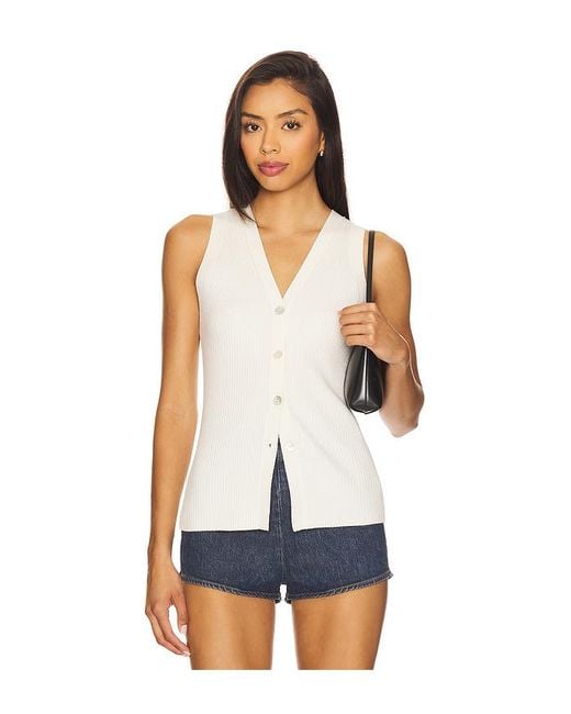 Rails White Tatia Top