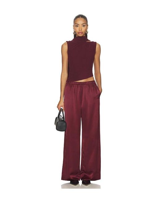 Madison The Label Red Netta Scarf Top