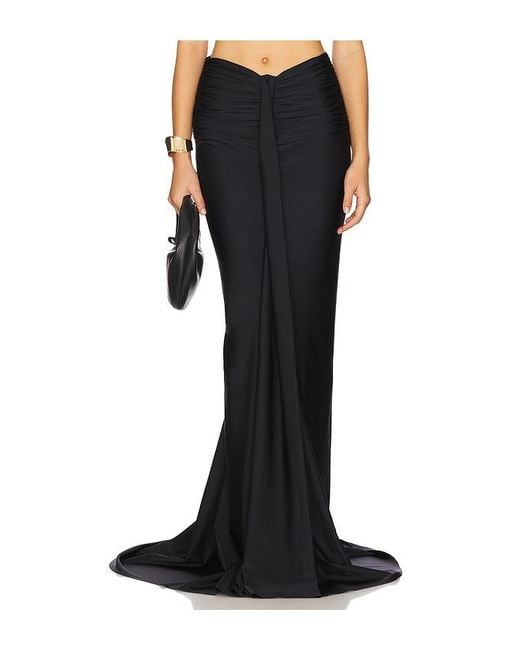 Shani Shemer Black Marcella Maxi Skirt