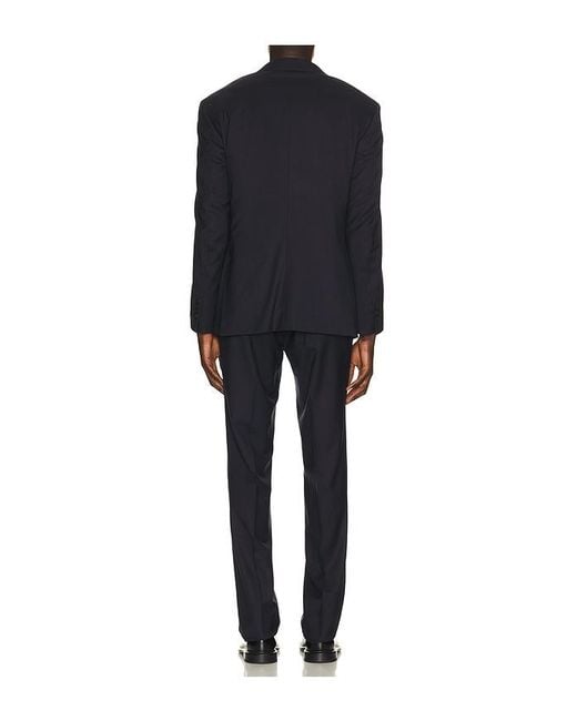 Polo Ralph Lauren Black Solid Twill Suit for men