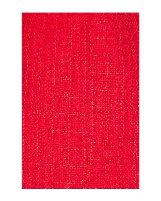 SAU LEE Red Natasha Dress