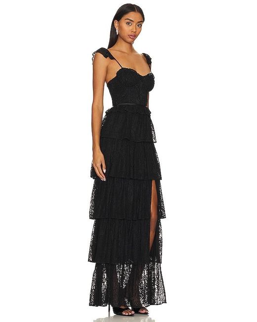 Tularosa Black Cantini Maxi Dress
