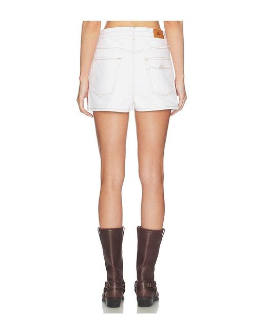 Lacoste White Denim Shorts