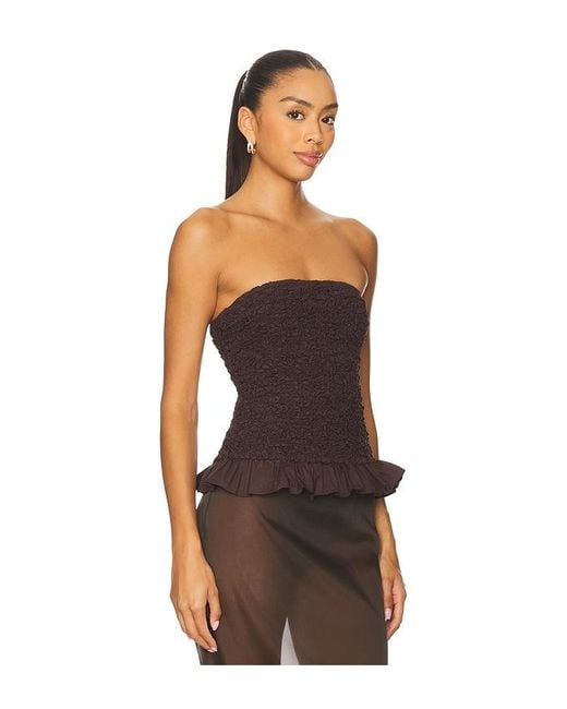 House of Harlow 1960 Brown X Revolve Mila Top