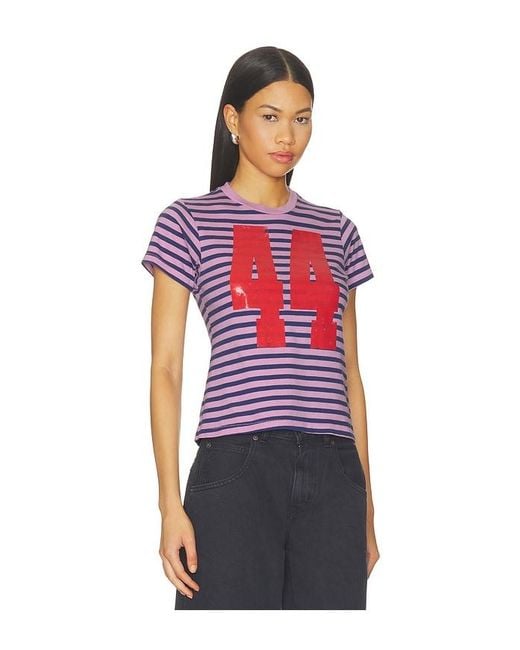 Daydreamer Red Stripe 44 Vintage Tee