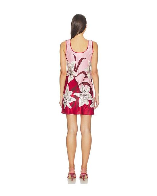 ROAME. Red Jimena Mini Dress