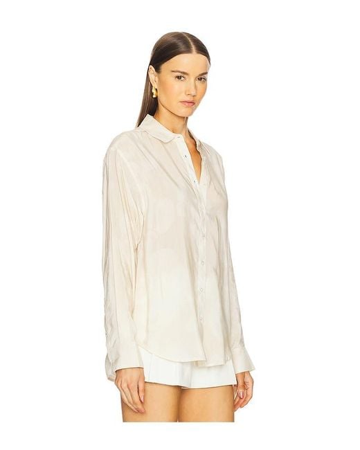 Anine Bing White Braxton Shirt