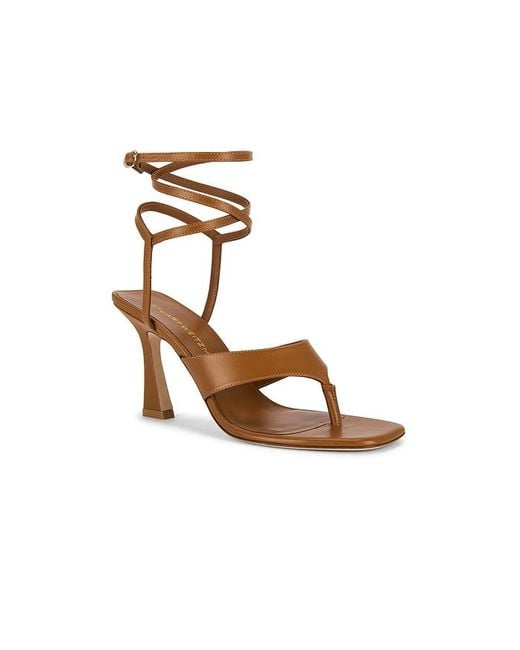Stuart Weitzman Multicolor Vinnie Wrap Thong Sandal 85