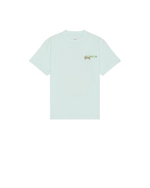 メンズ flâneur Tシャツ Blue