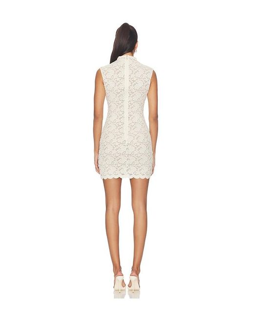 Nookie Natural Mystique Highneck Mini Dress