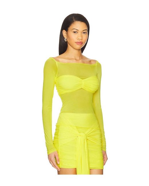 Eagan Top en Yellow AFRM