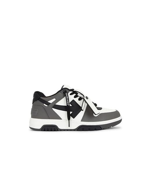 Off-White c/o Virgil Abloh Black Out Of Office Calf Leather Sneaker for men