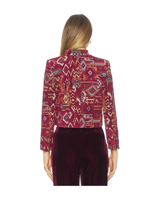 L'Agence Red Asha Military Jacket