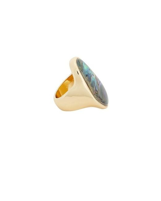 Ettika Blue Abalone Hidden Gem Ring
