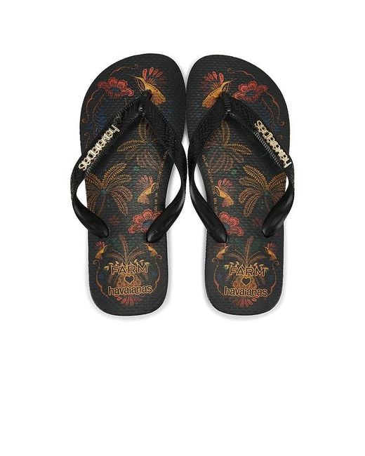 Havaianas Black Farm Classic Nature Sandal