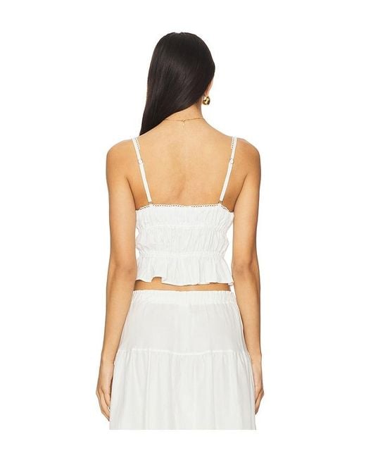 Peixoto White Amelia Top