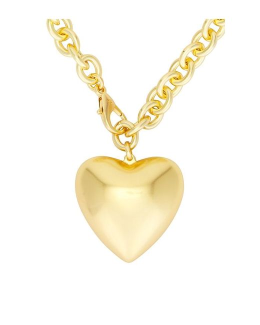 Roxanne Assoulin Metallic Heart And Soul Long Pendant Necklace