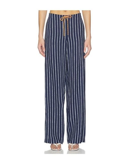 The Upside Blue Belize Charli Drawstring Pant