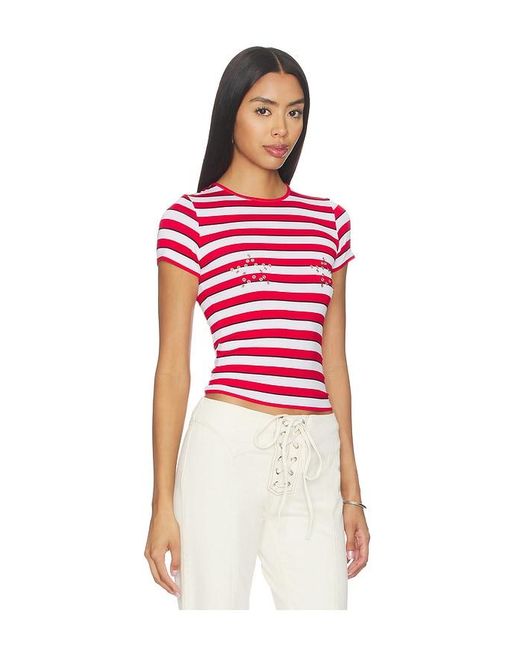 Miaou Red Mini Tee