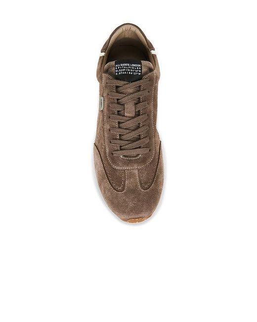 AllSaints Brown Liam Low Top for men